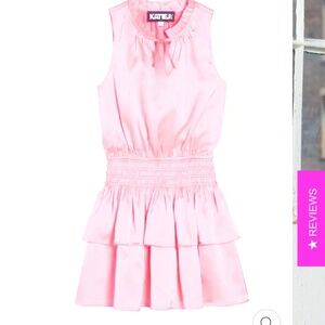 Girls pink KatiejNyc dress